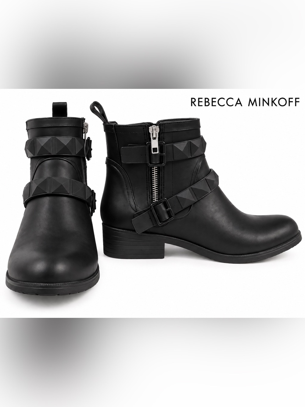 Rebecca Minkoff Quincy Black Rain Boot